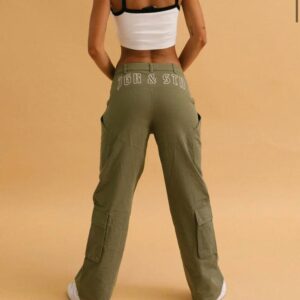 Jagger & Stone Christina Cargo Pants Khaki