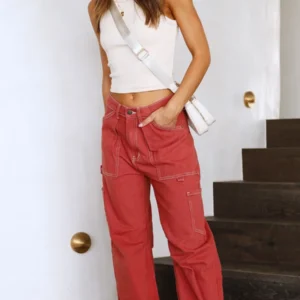 Lioness Miami Vice Pants Red