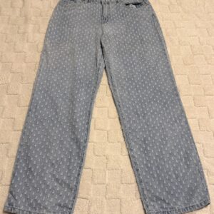 Glassons Mid Rise Pattern Puddle Jeans Size 12