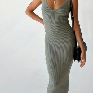 Princess Polly Oxford Midi Dress Green Size XS/S